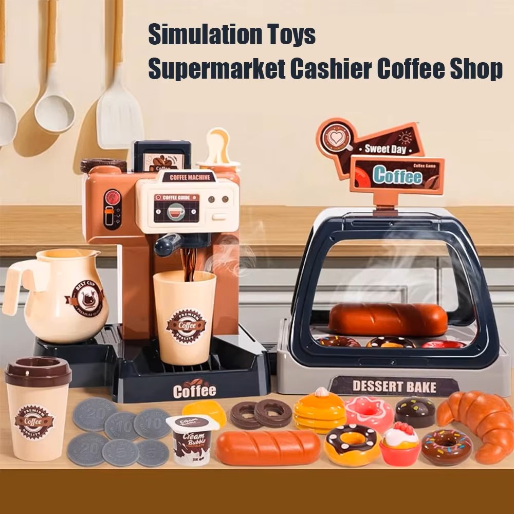 3 In 1 Coffee Machine Toy Set  - Toy Cash Register review and price